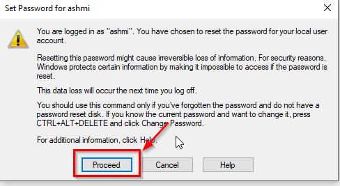 Windows 10 Password Hack