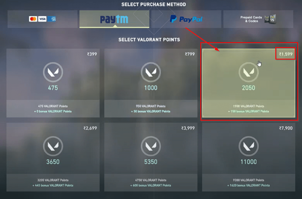 How to Get Valorant Points With Paytm Wallet No Trick valorant points