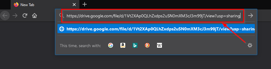 Google share drives to anyone and anywhere.