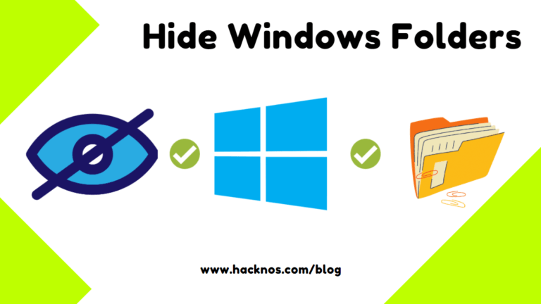 Hide Windows Folders