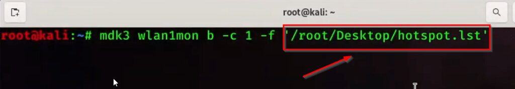 Create fake wifi networks