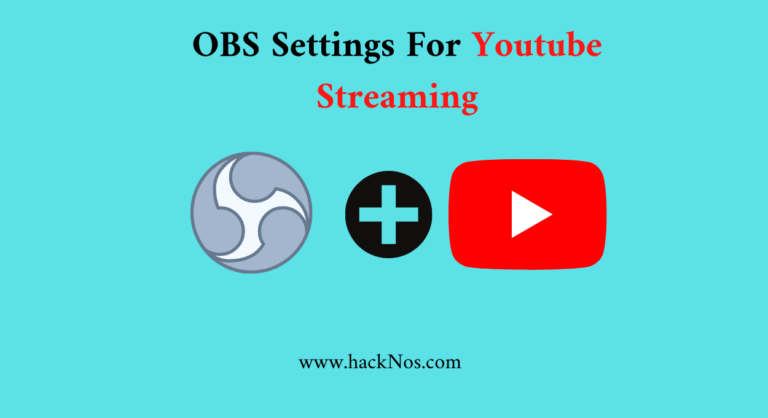 best obs studio setting for youtub