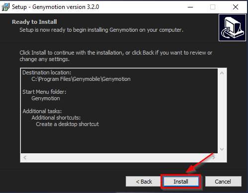 Install Genymotion on Windows