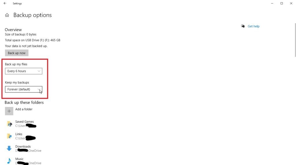 Backup Windows 10 to USB