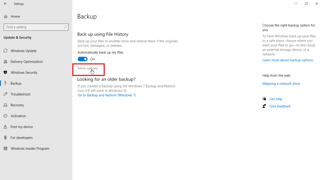 Backup Windows 10 to USB