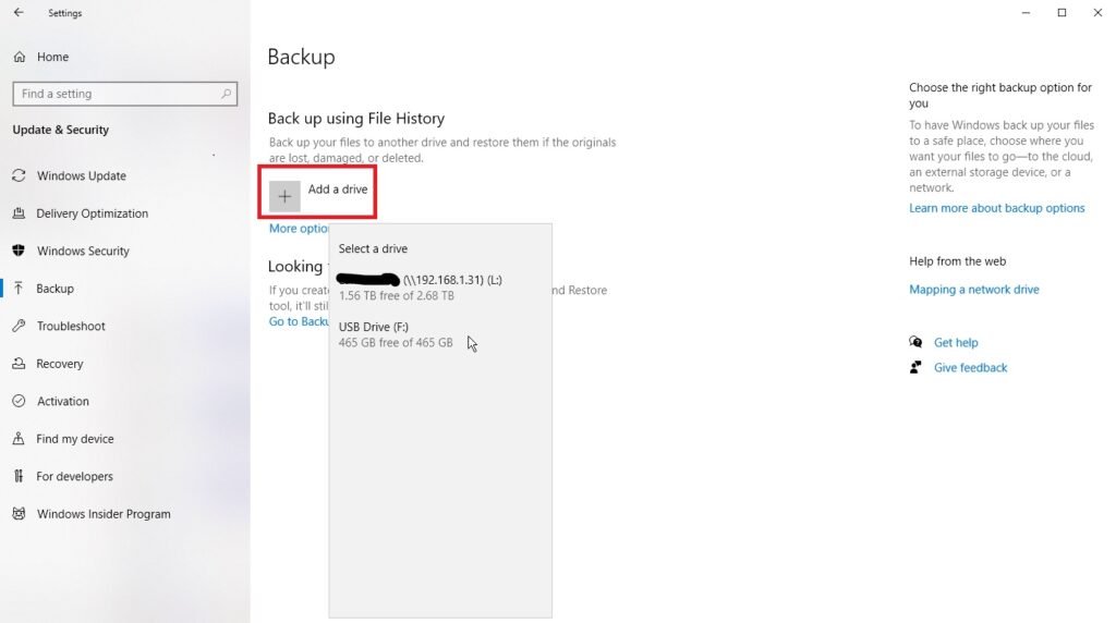 usb backup windows 8.1