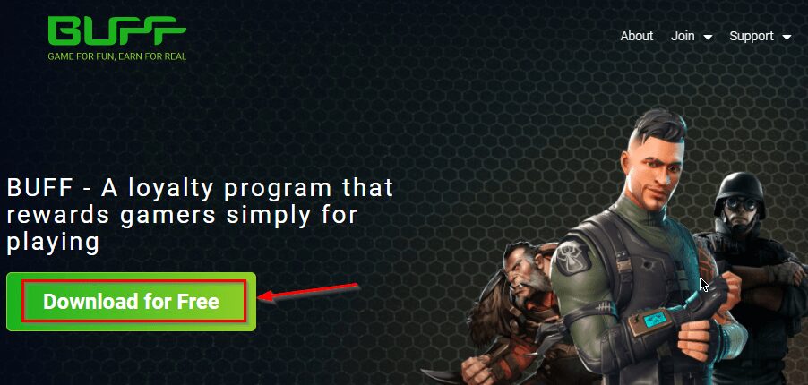 Install BUFF and Make Money By Playing Game