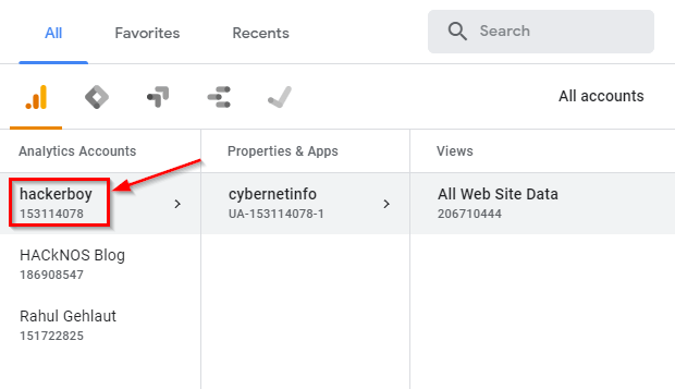 Add User to Google Analytics