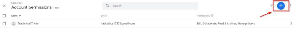 Add User to Google Analytics