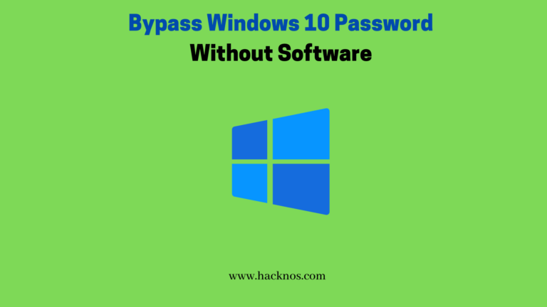 Bypass Windows 10 Password Without Software