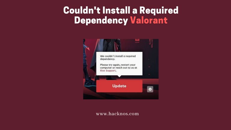 Required Dependency Valorant