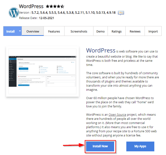 Create Free WordPress Website