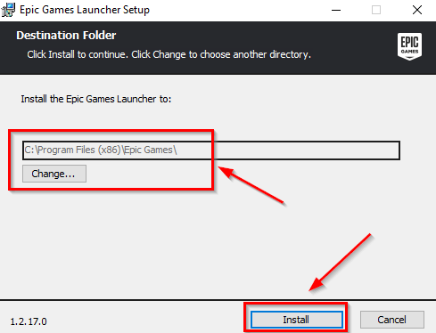 Download and Install Epic Game Store