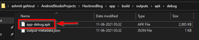 APK for Google Play Console