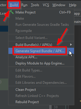 APK for Google Play Console