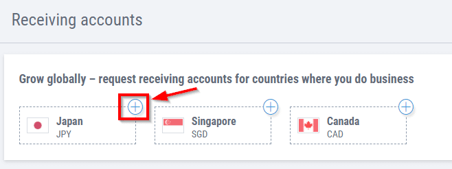 Add Bank Account in payoneer