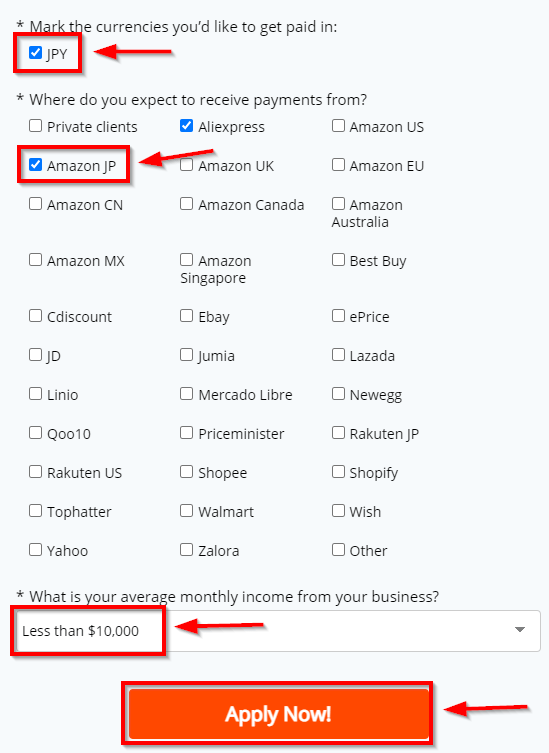 Add Bank Account in payoneer