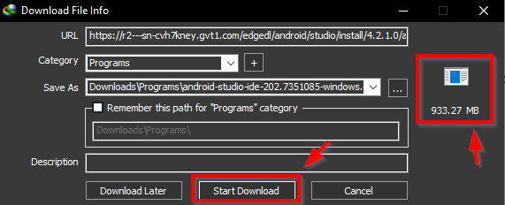 Install Android Studio