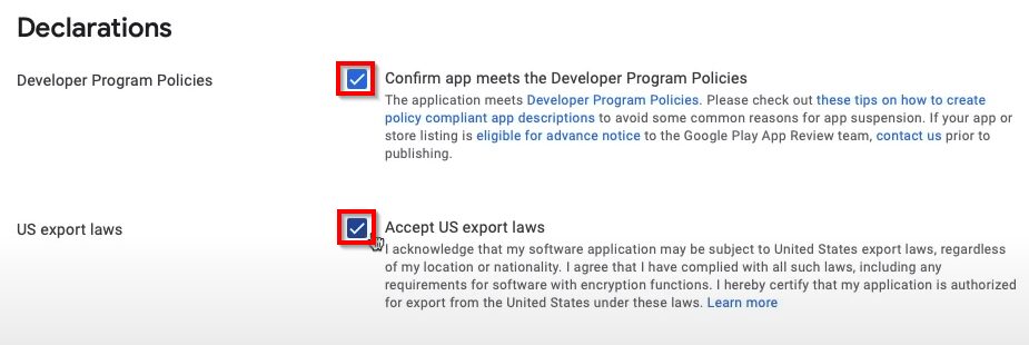 Publish App Google Play Store