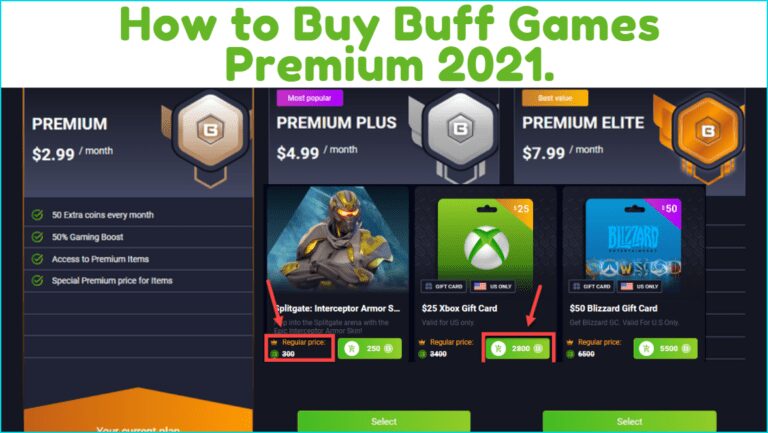 How to Buy Buff Games Premium