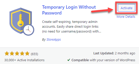 Login WordPress Account Without Password