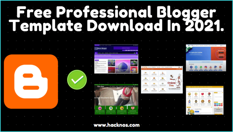 Professional Blogger Template Download