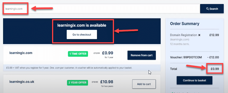 cheapest domain registration
