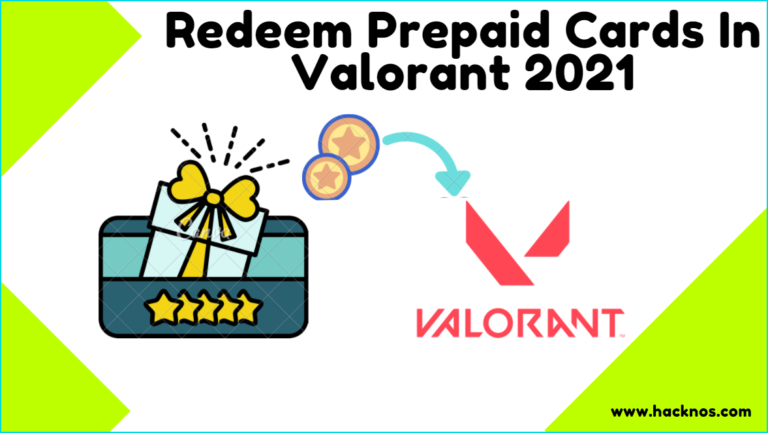 Redeem Prepaid Cards In Valorant