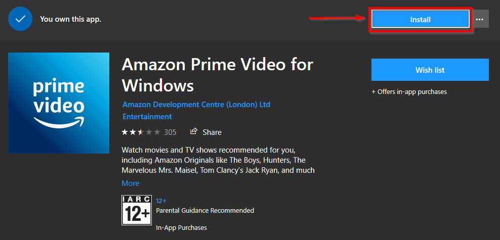 Amazon Prime Videos On PC
