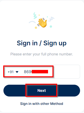 Creating an account on Hi Dollar using a computer