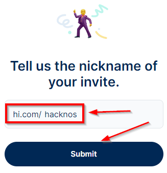 Creating an account on Hi Dollar using a computer