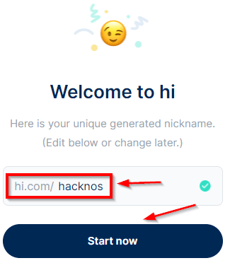 Creating an account on Hi Dollar using a computer