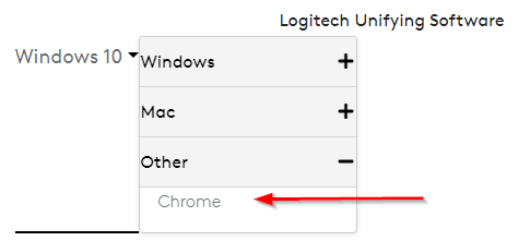 logitech unifying software download chrome