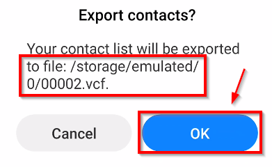 My Contacts Backup On Google