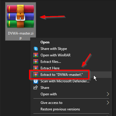 Setup DVWA In Windows 10 Using XAMPP