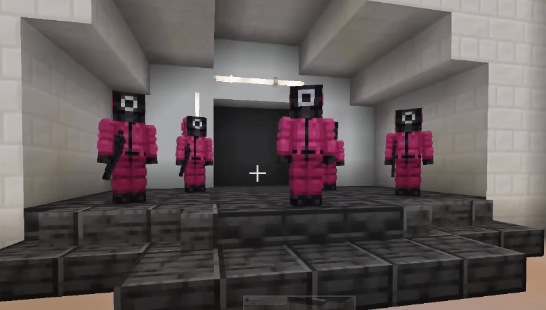 squid game minecraft pe map download