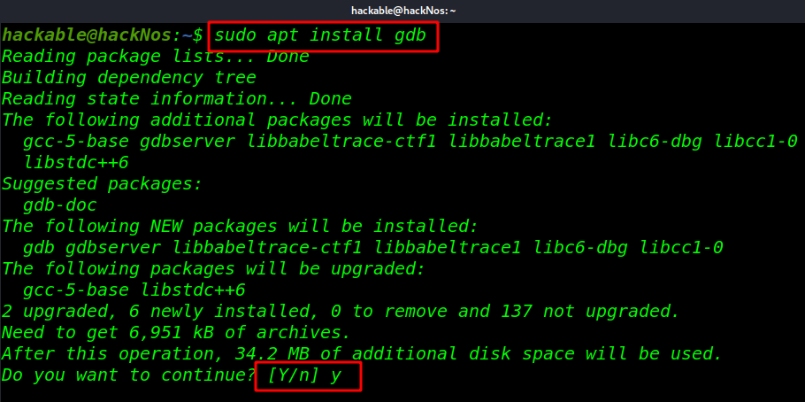 how to install gdb linux
