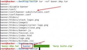 Unzip the Zip and Tar Files in Kali Linux. - hackNos