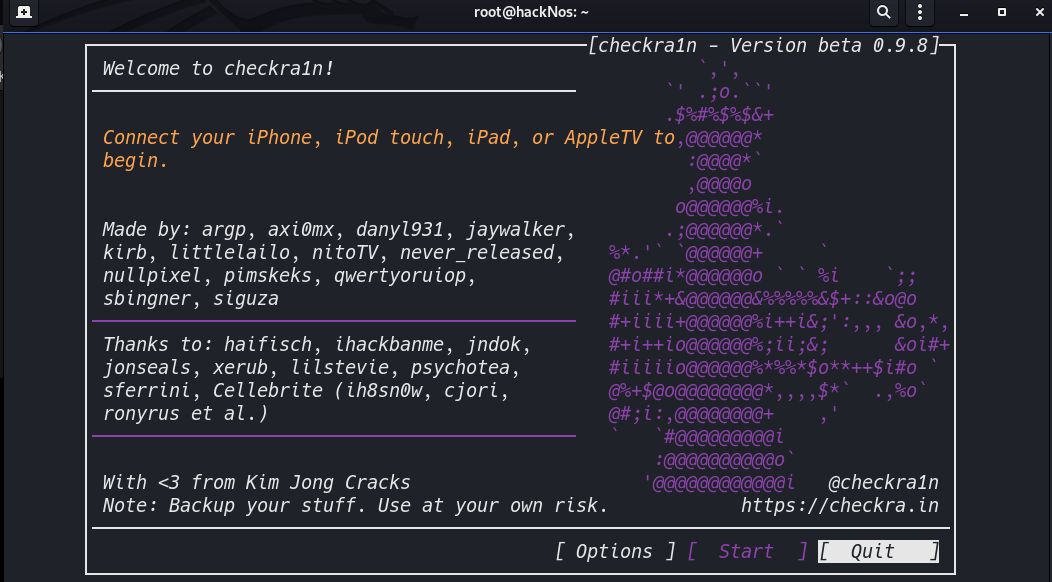 checkra1n install Kali Linux - checkra1n jailbreak tool on ...