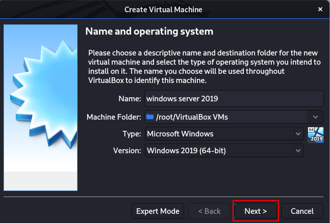 windows server 2019 virtualbox image download