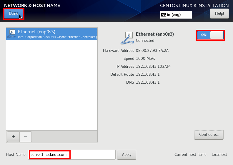 CentOS Server Install - CentOS Server Install on virtualbox