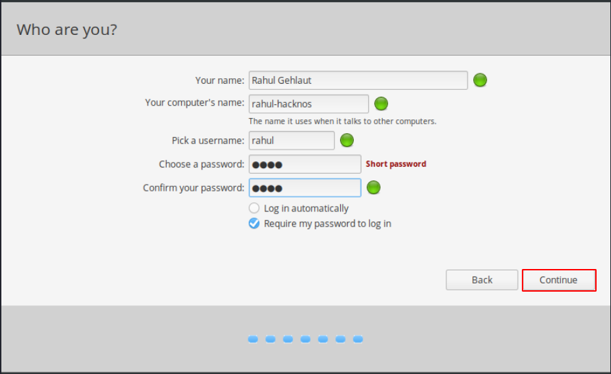 Elementary OS Installation on virtualbox